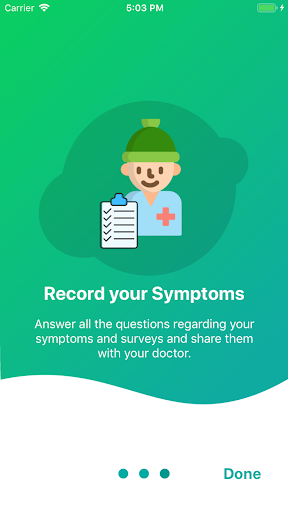 Android application MyClinical screenshort