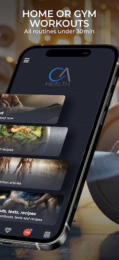 CA Health - Personal Training Screen 2