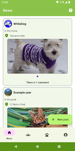 Android application Pets&Friends screenshort