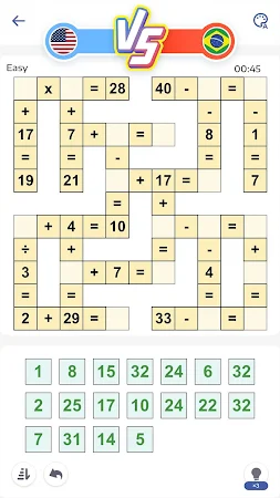Game screenshot Математические игры Crossmath apk download
