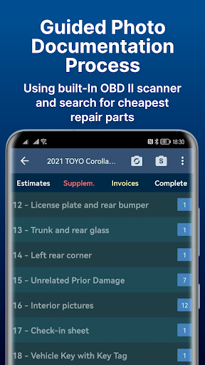 EstVis-X Auto Repair Software Screen 2