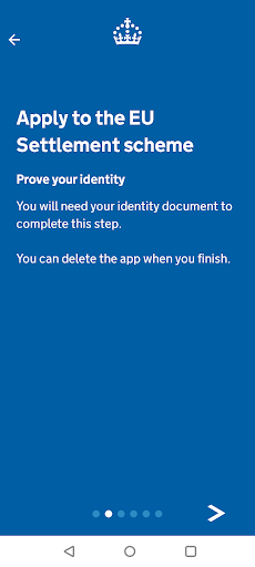 Android application EU Exit: ID Document Check screenshort