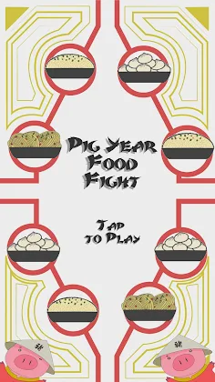Pig Year Food Fight - Screenshot 1