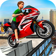 Roof MotorBike Stunts Rider 3D app icon