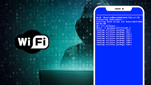Android application إختراق شبكة واي فاي محاكات - W screenshort