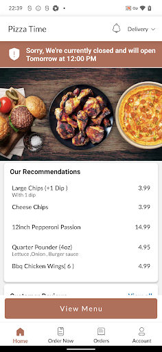 Pizza Time Maldon Screen 2