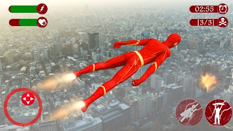 Super Speed: Flying Hero Games