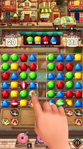 Captura de Pantalla 30 Magic Bakery: Fun Match 3 Game android