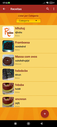 Your Recipes Screen 2