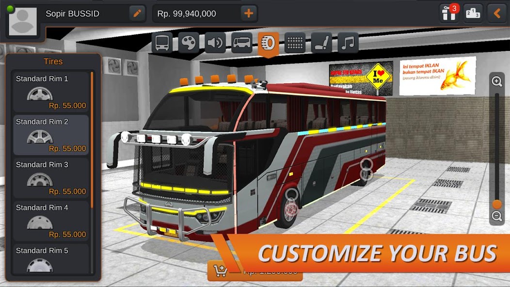 Bus Simulator Indonesia v3.7 MOD (Get rewards without viewing ads) APK