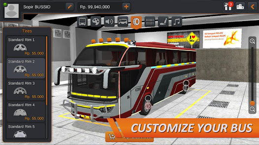 Bus Simulator Indonesia APK MOD (Unlimited Fuel) v3.6.1 poster-3