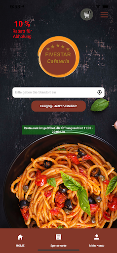 Android application Fivestar Somalische Bistro screenshort