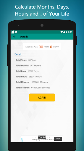 Age Calculator Screen 3
