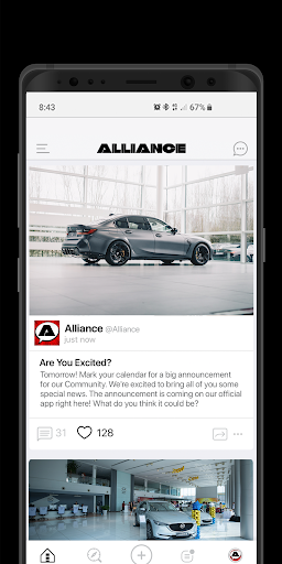 Android application Alliance:Automotive Community screenshort