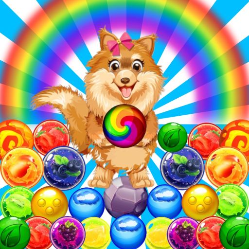 Bubble Shooter Game - Doggy  Icon