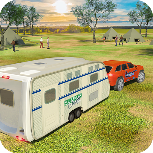 Camper Van Truck Driving Games Logo