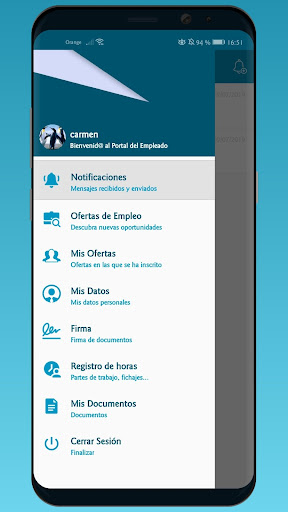 NivelIV App (Portal Empleado) Screen 3