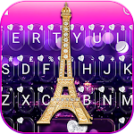 Cover Image of Télécharger Romantic Paris Night Keyboard Theme 7.1.5_0331 APK