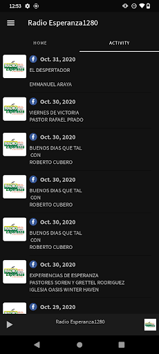 Radio Esperanza1280 Screen 3