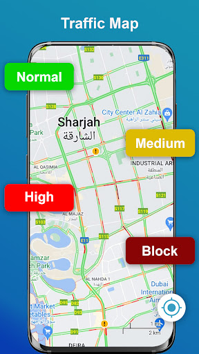 Live GPS Route Finder Maps Screen 2