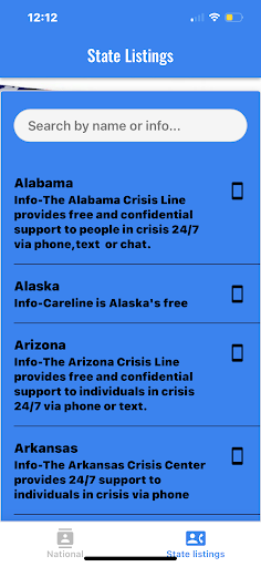 SupportLine USA Screen 2