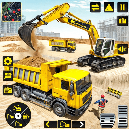 Sand Excavator Simulator 3D  Icon
