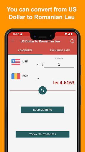 US Dollar to Romanian Leu Screen 2