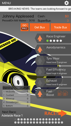 V8 Race Manager 2018 - Screenshot 1