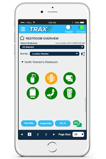Android application TRAX Analytics screenshort