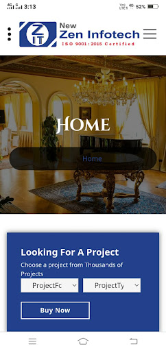 Android application Newzen Projects screenshort