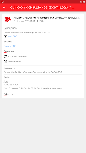 Tu CCOOnvenio Screen 3