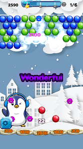 Captura 23 Juego Bubble Snow android