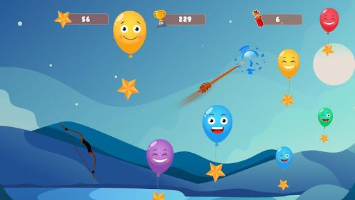 Jeu de l'archer - balloon pop APK MOD screenshots 2