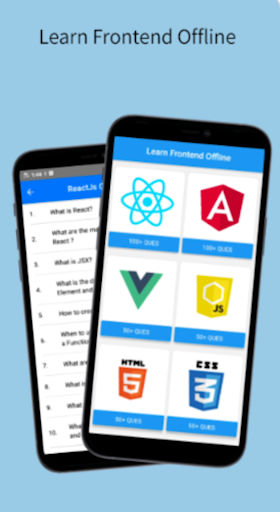 Android application Learn Frontend Pro screenshort