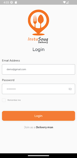 Insta Souq Delivery Screen 2