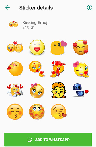 Valentine Love Stickers For WA