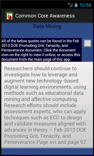 Common Core Awareness Screen 2