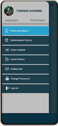 Android application Glocal: HRMS screenshort
