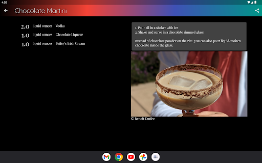 Android application La Liche — Food & Cocktails screenshort