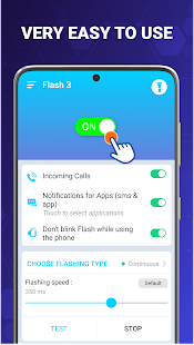 Flash Notification On Call Screenshot