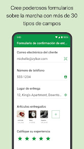 Screenshot 1 Formulario Móvil - Zoho Forms android