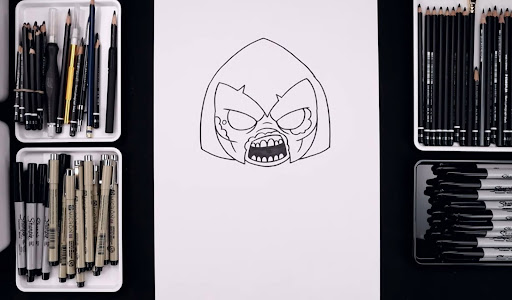 How to draw horror