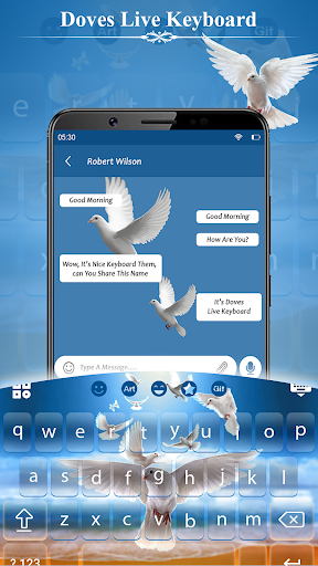 Doves Keyboard Screenshot 4 - AppWisp.com