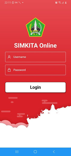 Android application SIMKITA ONLINE screenshort