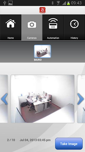Juwentus Alarm Control Screen 2