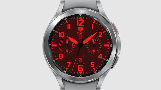 Android application IWF Pilot Pro II watch face. screenshort