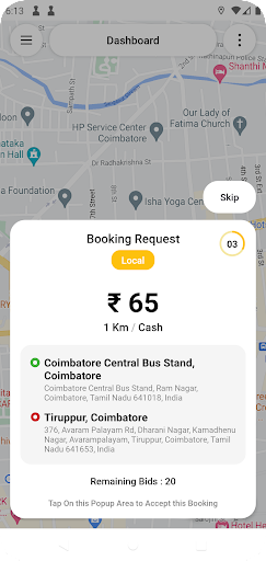 Red Taxi Driver Screen 2
