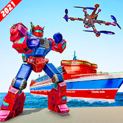 Robot Cruise Ship Transform Robot Shooting Games