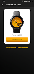 Ferrari D355 Fans Watch Face