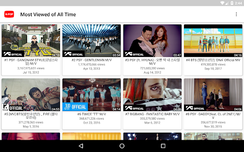 K-POP Tube - Popular & Recent 1.0.39 Screenshots 9